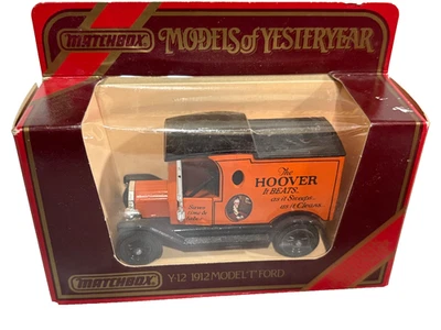 1986 MATCHBOX MODELS of YESTERYEAR Y-12 1912 Model "T" Ford Truck Hoover NOS - Image 1 of 4