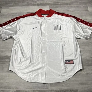 Nike USA 24 Village Basketball Saison Oberteil Trikot Damen Large FD5256-100 Neu ohne Etikett - Bild 1 von 12