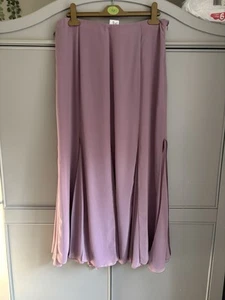 Roman Originals Women’s Dusky Pink Floaty Occasion Skirt Size 16 - Picture 1 of 5