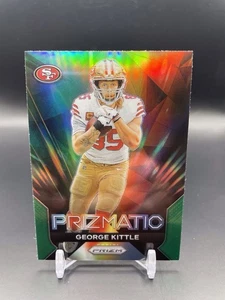 2023 PRIZM Football George Kittle Prizmatic Green Holo Prizm San Francisco 49ers - Bild 1 von 2