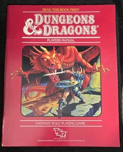 TSR D&D Dungeons Dragons Player's Manual 1983 Vintage Great Shape - Picture 1 of 7