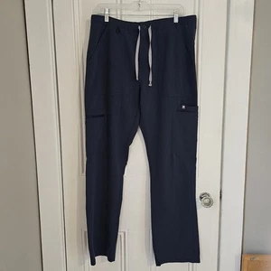 FIGS Technical Men's Large Cairo Cargo Scrub Pants Dark Harbor - Picture 1 of 9