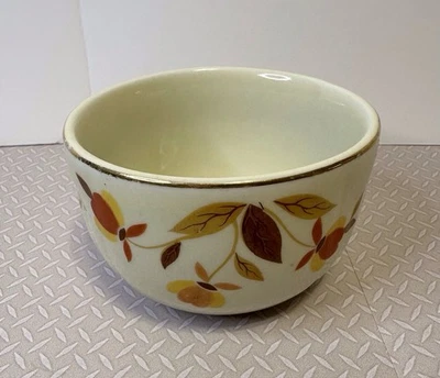 Vintage Hall's Jewel Tea Autumn Leaf Small Bowl 3.5" - Image 1 of 4