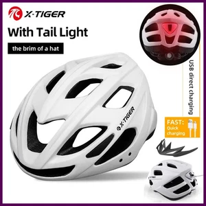 X-TIGER Fahrradhelm Herren Damen LED Licht Helm Rennrad Mountainbike Sport Bike - Bild 1 von 29