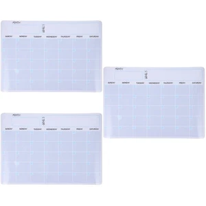 3 PCS Plan Statement Board Kühlschrank-Planer-Magnet Magnettafel - Bild 1 von 12
