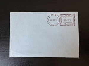 Canada - Ottawa Ontario Postage Paid .04 Meter Mark Proof 1946 - Picture 1 of 1
