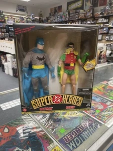 DC Super Heroes 2000 BATMAN & ROBIN Figure Hasbro Silver Age *Unopened* - Picture 1 of 3