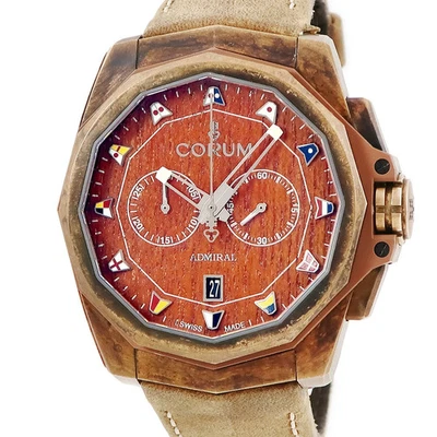 Orologio CORUM Admiral'S Cup Chronograph 116.200.53 marrone usato #111026 - Immagine 1 di 4