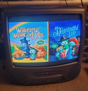 Broksonic TV + DVD 19" Color SC-975 Retro Video Gaming Hook Ups  - Picture 1 of 7
