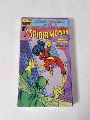 Spider-Woman and the Fly: The Female Superhero 1991 Marvel Video VHS NEW Sealed - Image 1 of 4