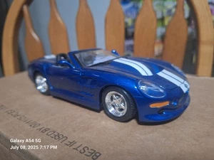 1999 SHELBY SERIES ONE CONVERTIBLE CAR DIECAST-1/24-NICE-BLUE-LOOSE-MAISTO - Picture 1 of 5