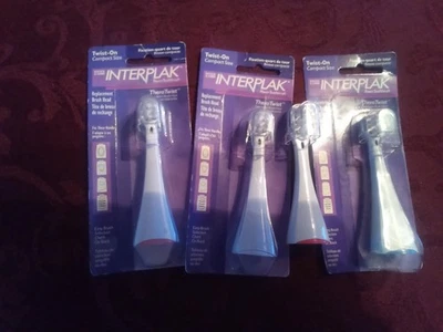 Interplak Power Toothbrush  Replacement Twist On Compact Size Brush Heads (4) - Image 1 of 2