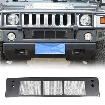 Parte de rejilla inferior delantera pantalla de aire de repuesto de metal para Hummer H2 2003-2009 Foto 1 de 4