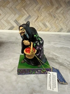 FIGURA BRUJA BLANCA COMO LA NIEVE Jim Shore Disney - solo un bocado 6016346 totalmente nueva - Imagen 1 de 9