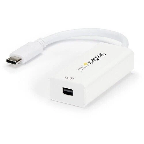 StarTech CDP2MDP USB-C to Mini DisplayPort Adapter 4K 60Hz - White - USB Type-C - Image 1 of 1