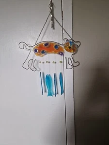 Glass Cat Windchime - Picture 1 of 5