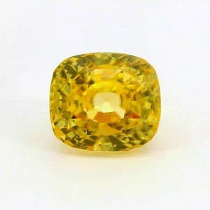 Zircone naturale 10,03 carati -10X9 mm taglio cuscino Sri Lanka pietra preziosa sfusa - Foto 1 di 9