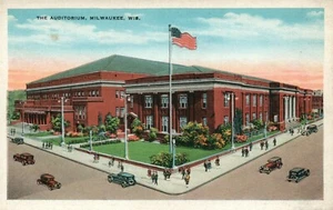 Das Auditorium Milwaukee WIS Wisconsin Postkarte - Bild 1 von 2