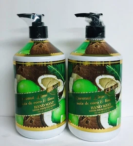 2 Bottles Pure Passion Classic Coconut Lime Moisturizing Hand Soap 25.3 oz Each - Picture 1 of 2