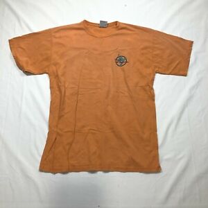 Vintage Vol D'Isare French Snowboard Cup Shirt Mens XL Orange Winter Sports