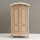 Puppenhaus Miniatur 1:12 Maßstab Vintage Holz Kleiderschrank Regal Möbel Zubehör