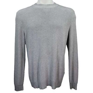 Men's Gray Shimmering INC International Concepts Metallic Thread Sweater, Size L - Picture 1 of 5
