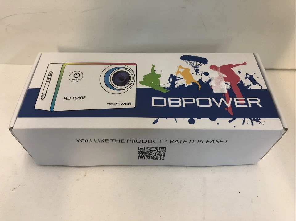 DBPOWER Waterproof Action Camera 12MP 1080P HD - DB0753 - Image 1 of 4