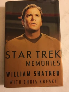 Star Trek Memories, William Shatner, HC Book, 1993 1st - Imagen 1 de 6