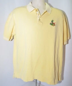 Polo de golf amarillo Marvin 2001 de colección Warner Brothers tienda para hombre L - Imagen 1 de 9