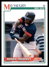 1991 Score Mo Vaughn Rookie #750