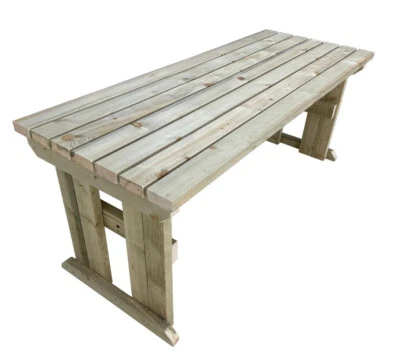 ARBOR GARDEN SOLUTIONS Picnic Table Hollies Wooden Outdoor Garden Furniture