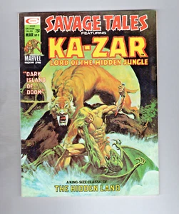 SAVAGE TALES #9 NM MARVEL COMICS 1975 BRONZE AGE KA-ZAR SHANNA - Picture 1 of 2
