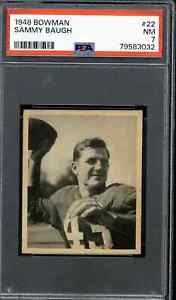 1948 Bowman #22 Sammy Baugh - PSA 7 (Rookie Card)