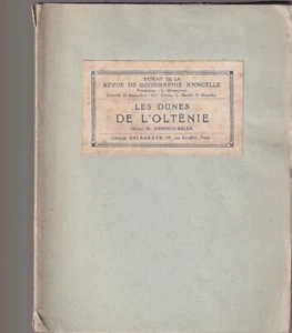 Jonesco-Balea - Les Dunes de l'Olteine - Delagrave 1923 Autografo (Romania) - Picture 1 of 3