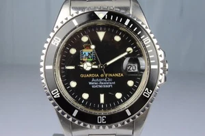 Orologio Militare "Guardia di Finanza" Automatic 10-ATM Data Mov. Miyota 1980s - Foto 1 di 20