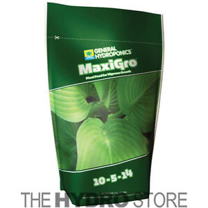 General Hydroponics MaxiGro 2.2lbs pounds - gh maxi bloom nutrient