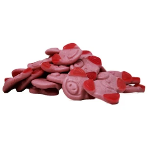 Fruit Gums Schweineköpfe Lucky Charm Piglet Schweinegesichter 300g - Picture 1 of 1