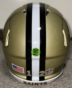 ⚜️New Orleans Saints - Riddell Speed Football Helmet - Picture 1 of 15