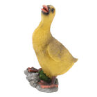 (Grey)Animal Ornament Duck Figurine Decoration Resin Friends Do