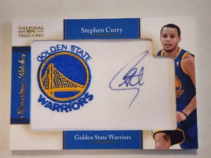 2011 PANINI NATIONAL TREASURES STEPHEN CURRY AUTOGRAPH PATCH CARD #69/99 - Picture 1 of 2
