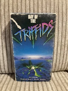 Day Of The Triffids VHS VCR Video Tape Movie Howard Keel 1987 Vintage Horror - Picture 1 of 2