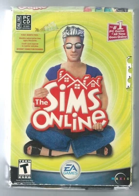 Sims Online: New and Improved (PC Games, 2003) VINTAGE NEW - STILL SEALED.  - Image 1 of 2