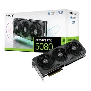PNY GeForce RTX 5080 Triple Fan 16GB GDDR7 DLSS4 1*HDMI/3*DisplayPort PCi Ex 5.0 - Bild 1 von 1