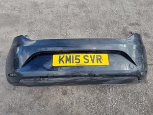 SEAT LEON MK3 5 DOOR HATCHBACK 2013-2017 BUMPER (REAR) BLACK - Picture 1 of 6
