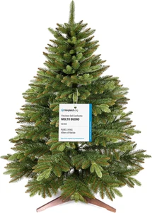 Albero Di Natale Artificiale Premium 90Cm – Realistico, Rami Fitti, Con Base in  - Foto 1 di 12