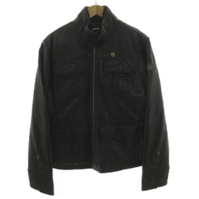 GStar RAW Dryden Leather Rider Jacket Sheep Leather Stand Collar Unused - Image 1 of 4