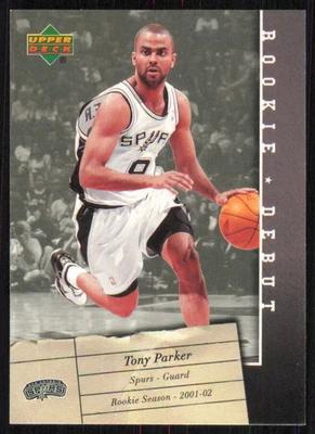 2006 UPPER DECK ROOKIE DEBUT TONY PARKER 88 MINT BASKETBALL SAN ANTONIO SPURS - Image 1 of 2