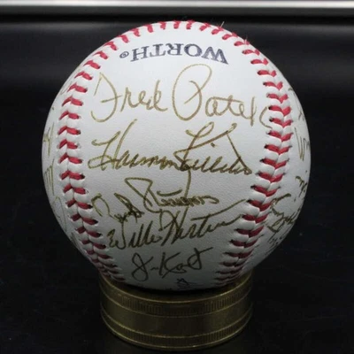 Béisbol National Old Timers clásico firmado Harmon Killebrew +22 automático ZJ21309 Foto 1 de 4