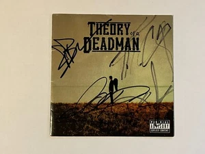 Signiertes Theory of a Deadman CD Einlegealbum orig. Autogramm von ALL Alt Rock - Bild 1 von 2
