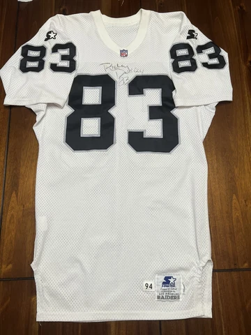 Vintage RAIDERS Starter Team Issue Jersey Size 42 Authentic Dudley Hendricks Cover
